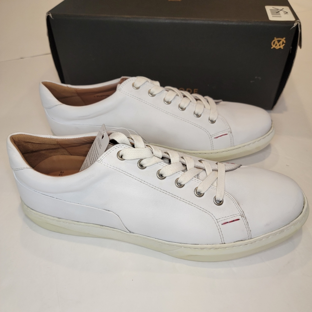 Moral Code X Donald Driver PURPOSE MEN’S SNEAKER White Leather Size 9.5